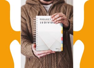 A4 Project Notebook with 10 Dividers White