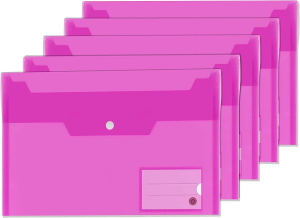 Purple VABE UK Plastic Wallets (5 Packs)