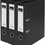 3 Sets of Black VABE UK Lever Arch Folders