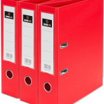 3 Sets of Red VABE UK Lever Arch Folders