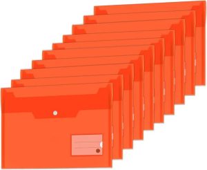 Red VABE UK Plastic Wallets (10 Packs)