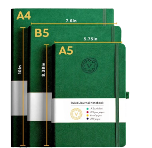VABE UK A5 Journal Notebook (Green)