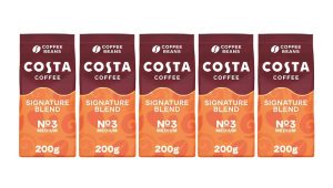 Costa Coffee Whole Beans Signature Blend Full Case (5pks)