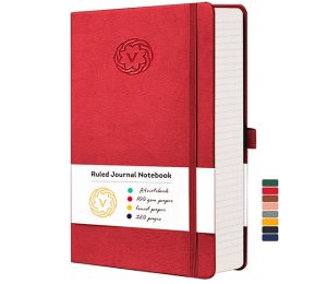 VABE UK A4 Journal Notebook (Red)