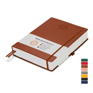 VABE UK A4 Journal Notebook Brown