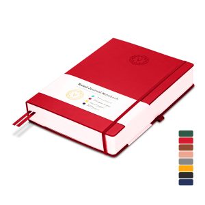VABE UK A4 Journal Notebook Red