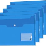 Blue VABE UK Plastic Wallets (5 Packs)