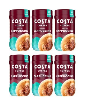 Costa Coffee Creamy Cappuccino Instant Coffee 255g Full Case (6pks)