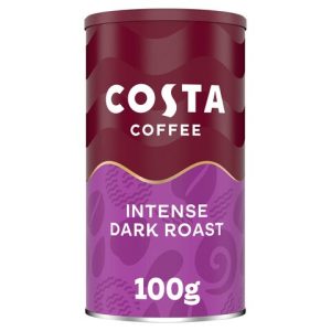 Costa Instant Coffee Intense Dark Roast 100G 1 Pack