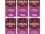 Costa Instant Coffee Intense Dark Roast 100G Full Case (6pks)