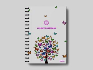 VABE UK A4 Butterfly Tree Notebook