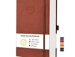 VABE UK B5 Journal Notebook Brown