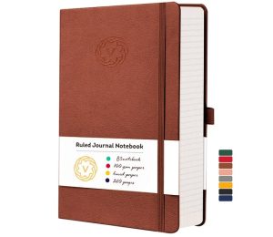 VABE UK B5 Journal Notebook (Brown)