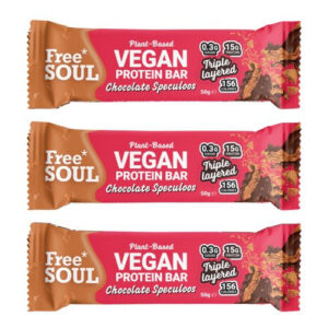 Free* Soul Vegan Chocolate Speculoos Protein Bar 50g