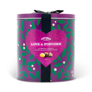Popcorn Shed Love & Popcorn Gourmet Popcorn Tin 400g