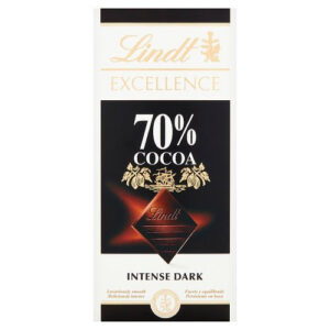 Lindt Excellence 70% Cocoa Intense Dark Chocolate Bar 100g