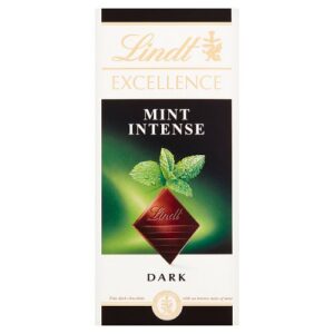 Lindt Excellence Mint Intense Dark Chocolate Bar 100g