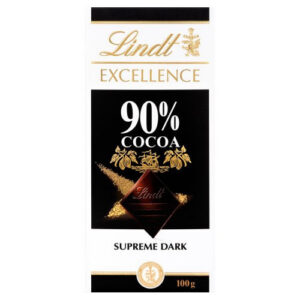 Lindt Excellence 90% Cocoa Supreme Dark Chocolate Bar 100g