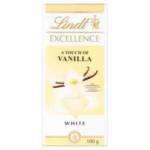 Lindt Excellence Vanilla White Chocolate Bar 100g