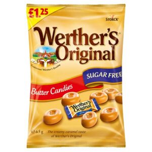 Werther's Original Butter Candies Sugar Free PMP £1.25 65g