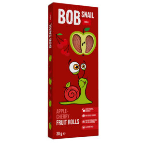Bob Snail 3 Fruit Rolls - Apple Cherry 30g