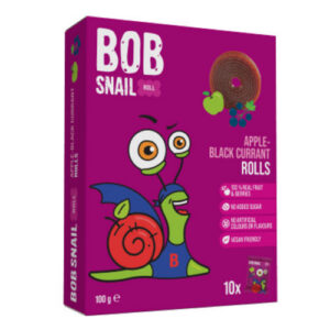 Bob Snail 10 Fruit Rolls - Apple Black Currant 100g