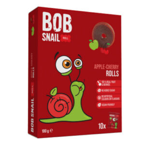 Bob Snail 10 Fruit Rolls - Apple Cherry 100g
