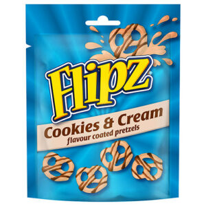 Flipz Pouches Cookies & Cream Pretzels 90g
