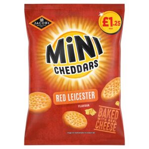 Mini Cheddars Red Leicester PM£1.25 90g