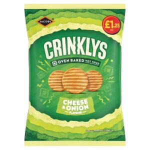 Crinklys Cheese & Onion PM£1.25 90g