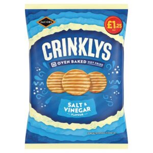 Jacobs Mini Cheddars Crinkly Salt & Vinegar PM£1.25 90g