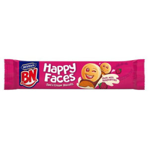 Mcvities Bn Happy Faces Jam & Cream 165g