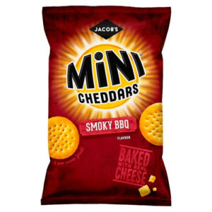 Jacobs Mini Cheddars Smoky BBQ Grab Bag 50G
