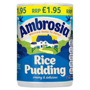 Ambrosia Rice Can Pm £1.95 400g