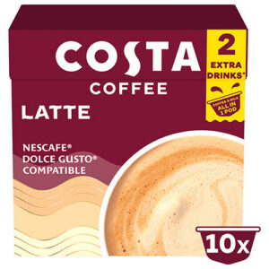 Costa Coffee Dolce Gusto Compatible Latte Pods