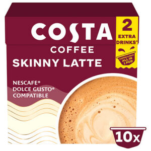 Costa Coffee Dolce Gusto Compatible Skinny Latte Pods