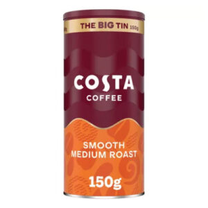 Costa Coffee Premium Instant Smooth Medium Roast 150G Big Tin NEW
