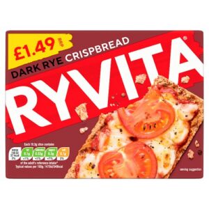 Ryvita Crispbread Dark Rye Pm £1.49 200g