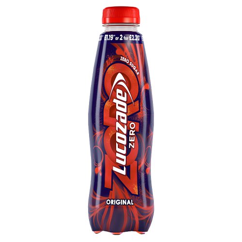 Lucozade Energy ZERO ORIGINAL 380ml PMP £1.19 or 2 for £2.20
