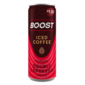 Boost Coffee Double Shot Espresso PMP £1.19 250ml
