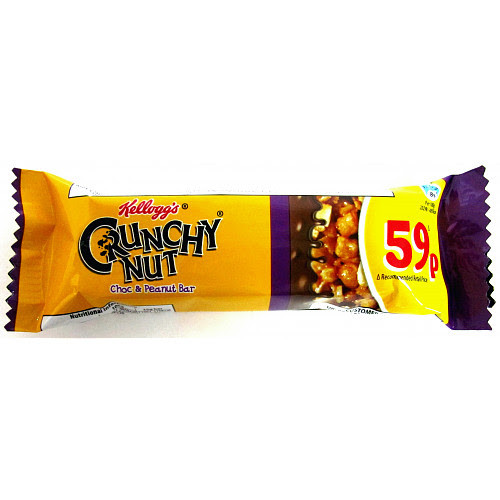 Kelloggs Crunchy Nut Peanut Bar 25g PMP 59p