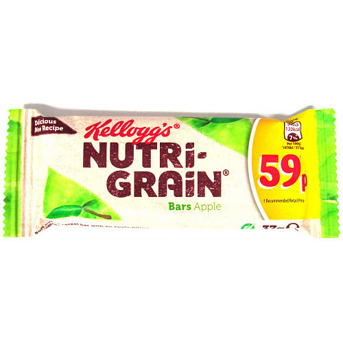 Kelloggs Nutri-Grain Soft & Fruity Apple 37g PMP 59p