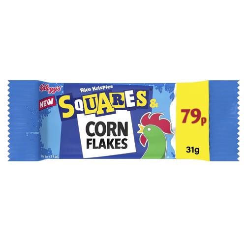Kelloggs Rice Krispies Squares Cornflakes PMP 79p 31G