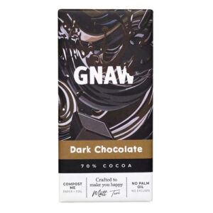 GNAW 70% Dark Chocolate Bar 80g