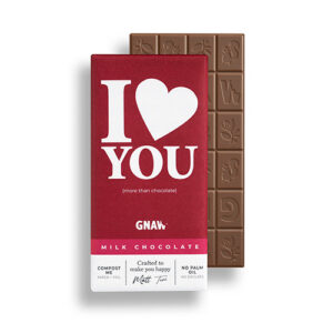GNAW 'I Love You' Chocolate Bar 80g