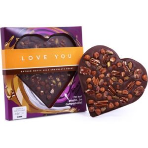 GNAW Rather Nutty 'Love You' Milk Chocolate Heart 220g
