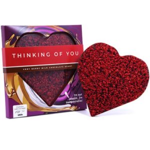 GNAW Very Berry 'Thinking of You' Milk Chocolate Heart 200g