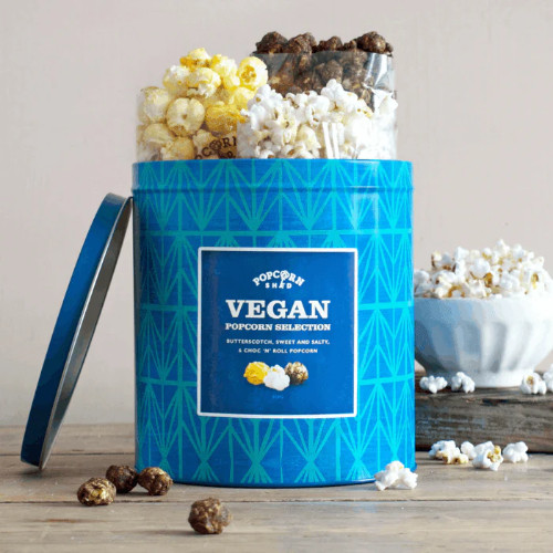 Popcorn Shed Vegan Selection Gourmet Popcorn Tin 310g - Image 2