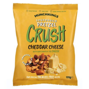 Munchkings Sour Dough Pretzel Crush Cheddar Cheese 125g