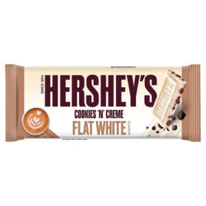 Hershey Cookies N Creme Flat White 90g NEW